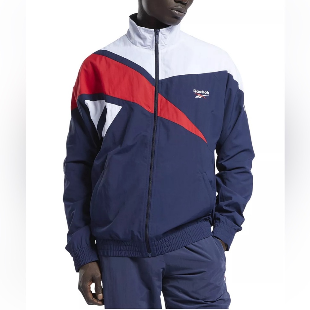 Men's Reebok Colorblocked Full-Zip Track Jacket